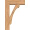 Ekena Millwork Legacy Block Smooth Bracket w/ Offset Brace, Western Red Cedar, 7 1/2"W x 24"D x 36"H BKT0806X24X36LEC05SWR - alternate 3